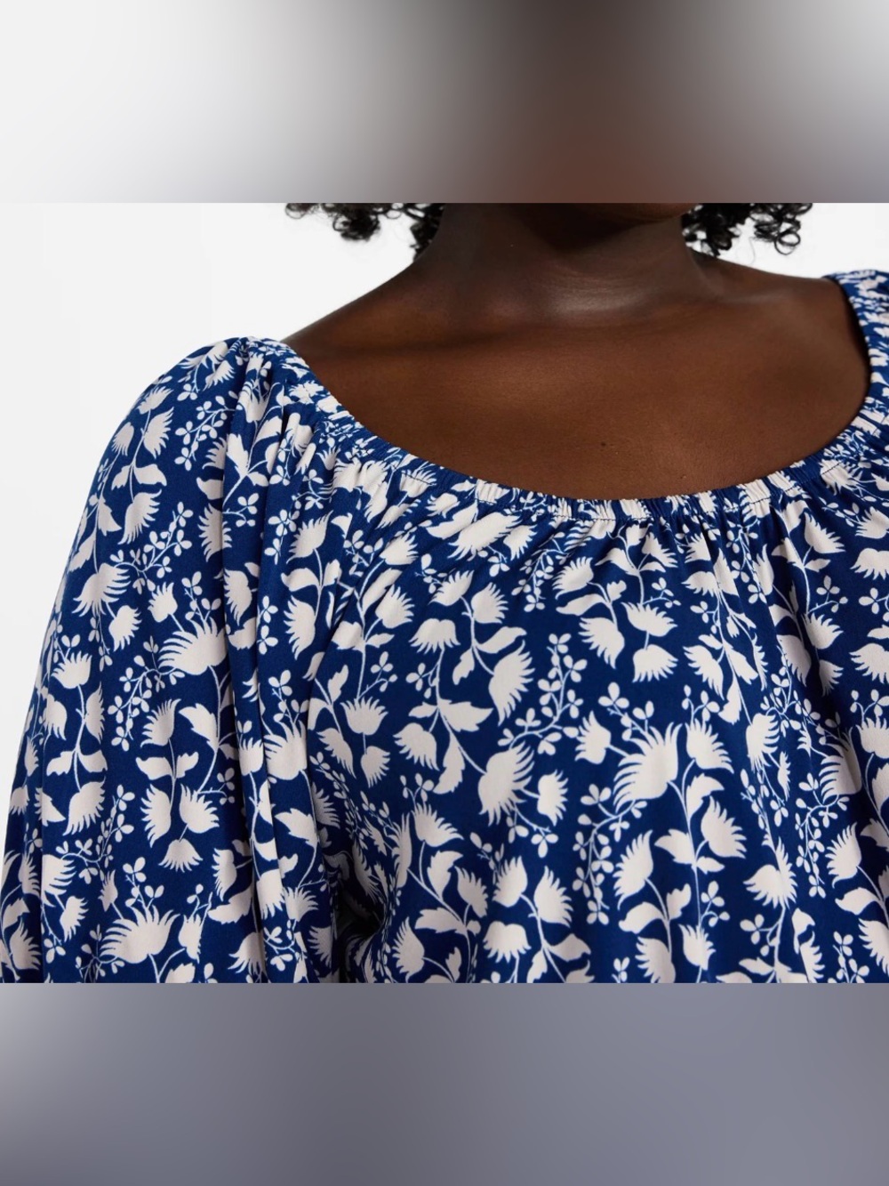 Terra & Sky Women's Peplum Top - Picture 3 of 5